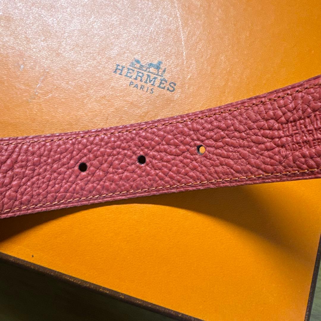 早い者勝ち❗️ エルメス HERMESベルトバックル　リバーシブルベルト H型