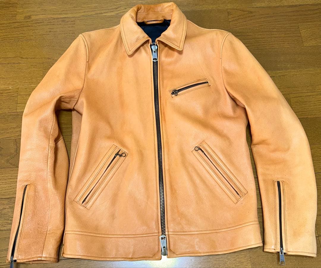 JACK ROSE ジャックローズ　シングルライダースジャケット　山羊革