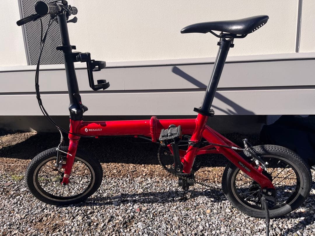 ルノー ウルトラライト7 ギア3段 折り畳み自転車 輪行バッグとチューブ付き