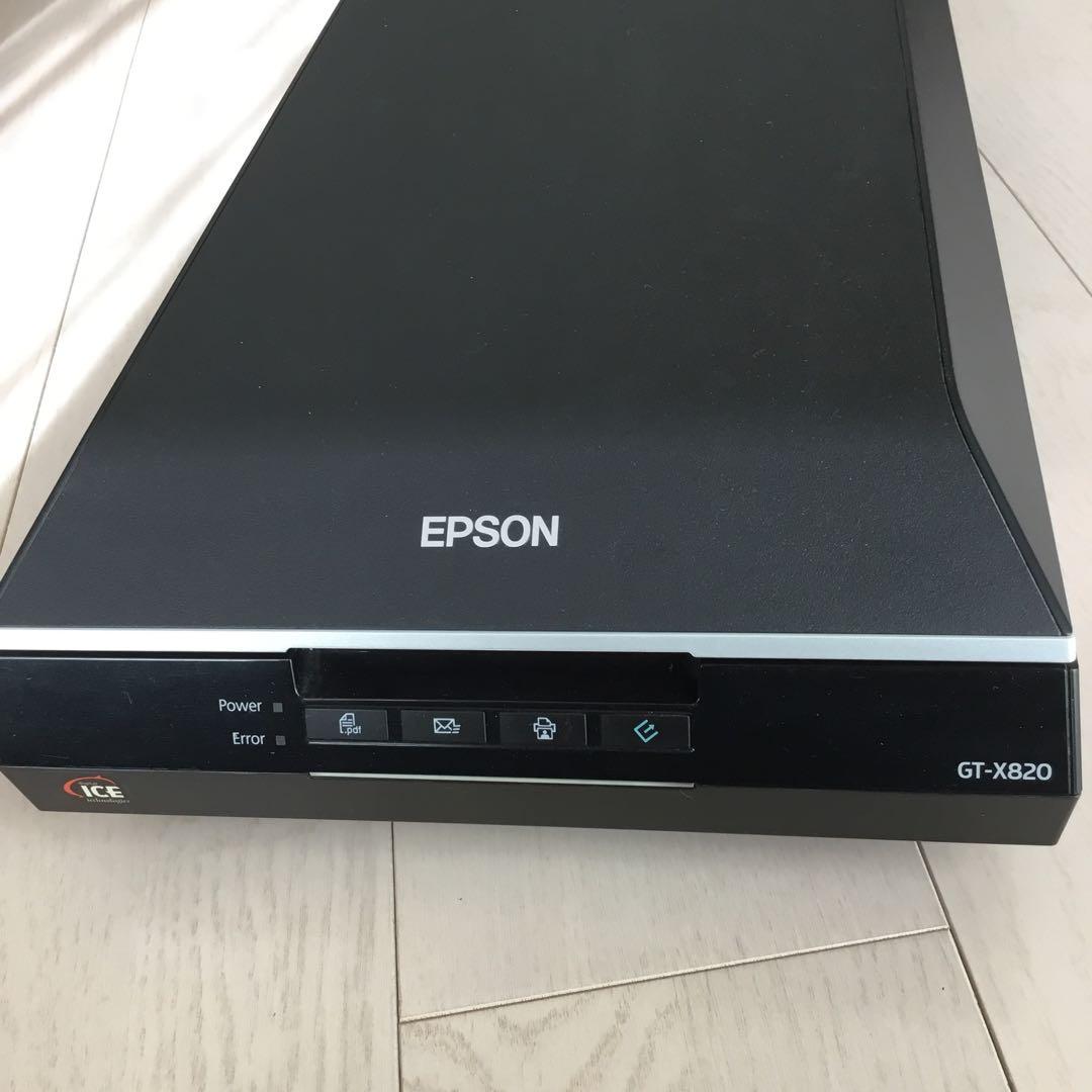 美品　EPSON GT-X820 フラットベッドスキャナー　フィルムスキャン