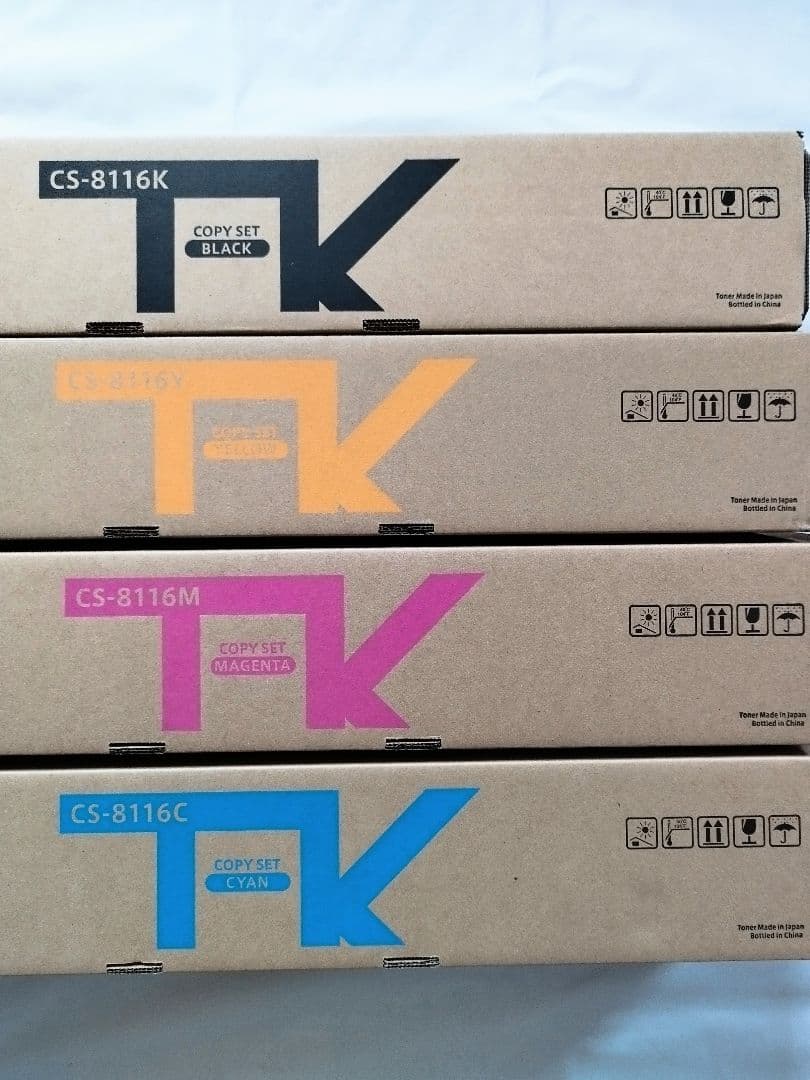 匿名配送・送料無料 京セラ 純正トナー CS-8116 KYMC 4色