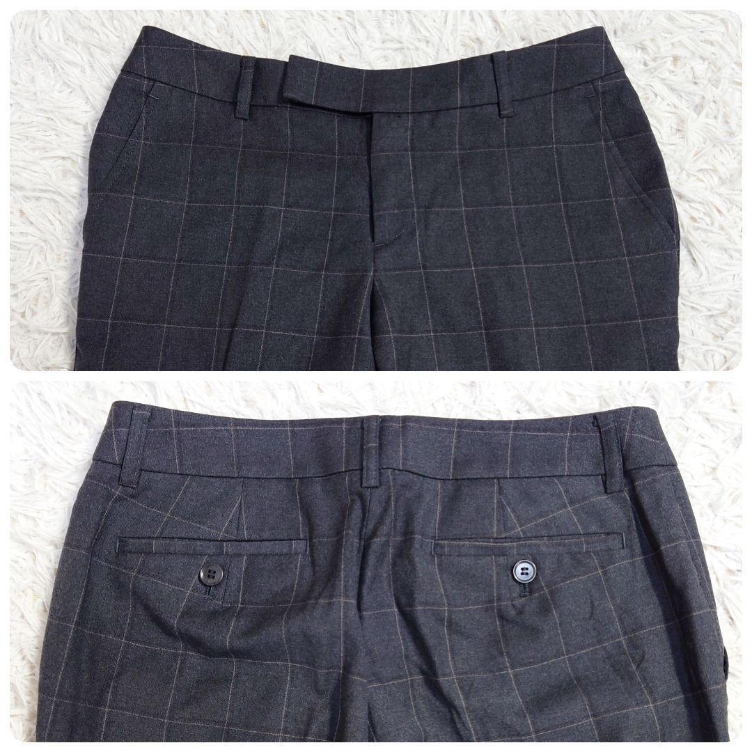 ザスーツカンパニー✕レダ　パンツスーツ　イタリア製生地　グレー　チェック　38