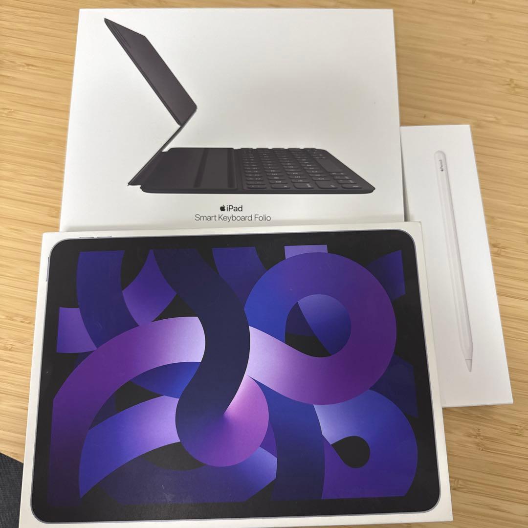 iPad本体 iPad Air5 256+ApplePencil+Smart keyboard
