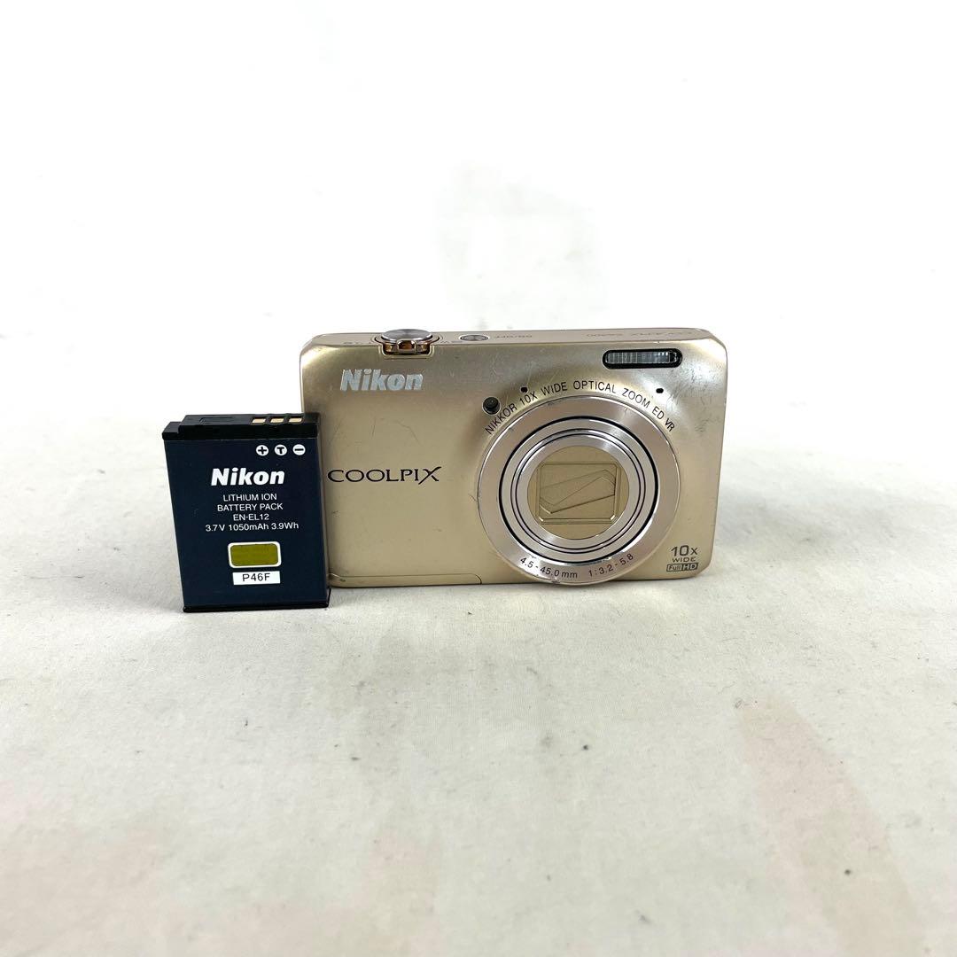 ニコン コンパクトデジタルカメラ COOLPIX S6300 ゴールド