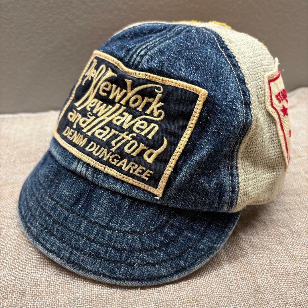デニム&ダンガリー　ワッペン　パッチ　デニムメッシュキャップ　サイズ52