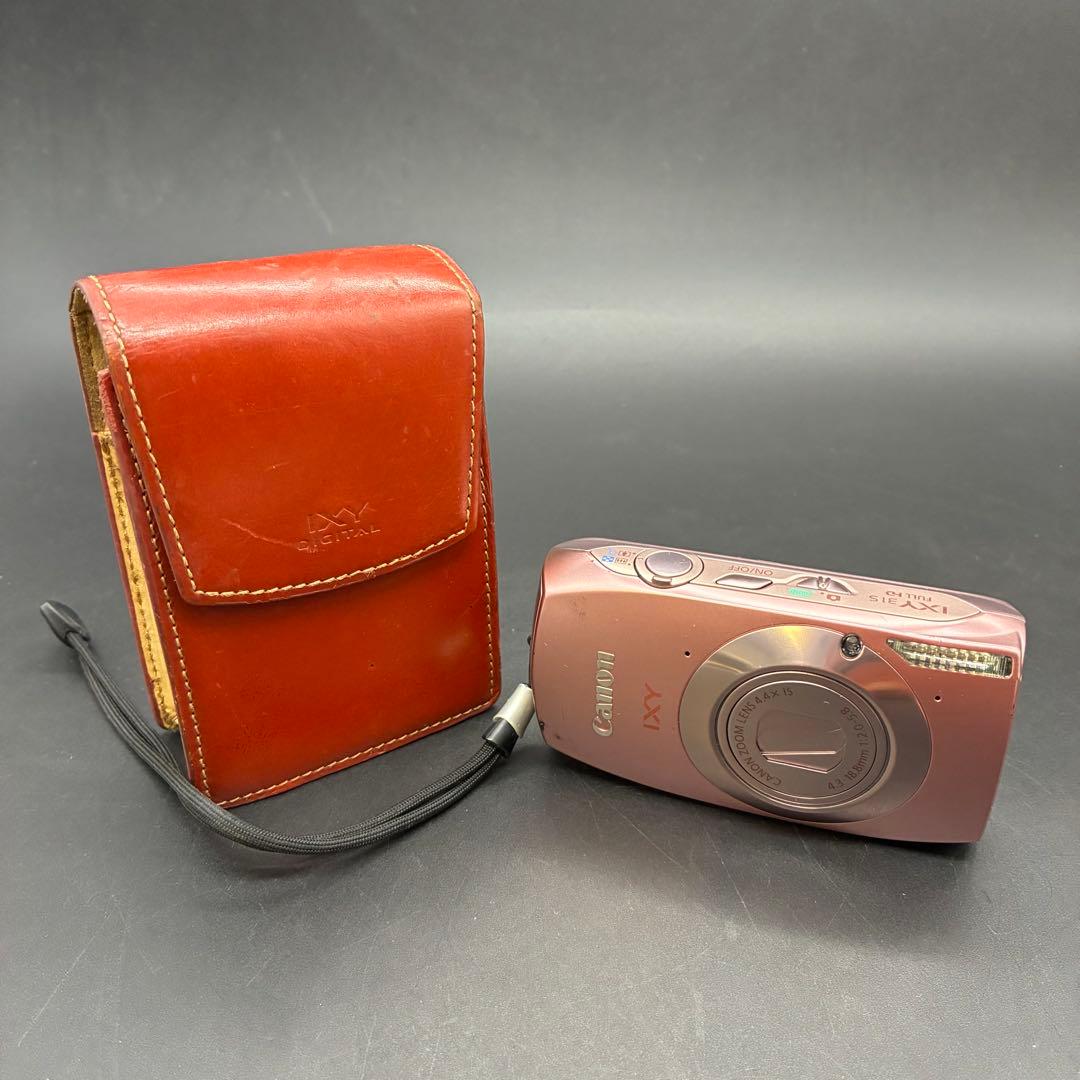 【動作確認済】Canon IXY 31S PK ピンク　デジカメ　ケース付