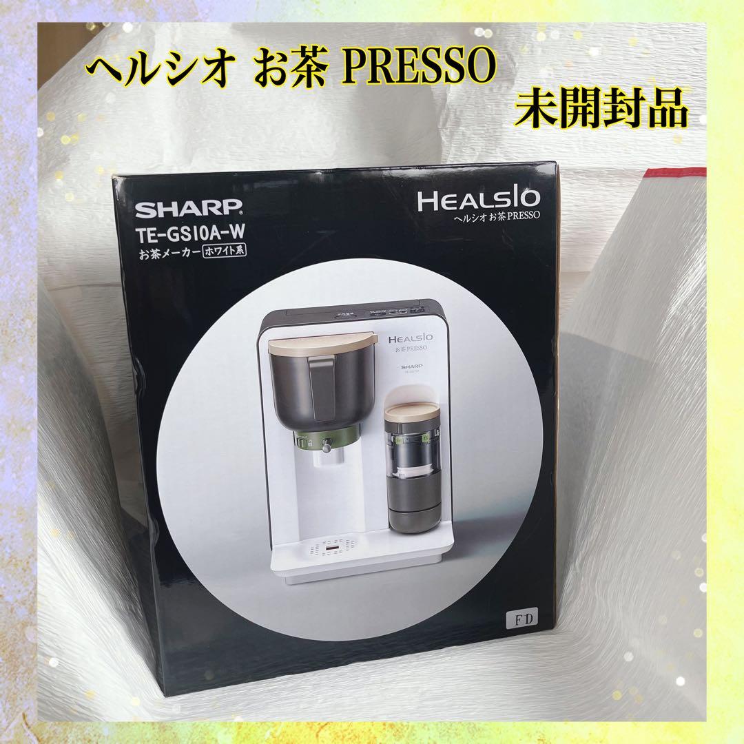 [未開封] HEALSIO ヘルシオお茶プレッソ TE-GS10A-W シャープ