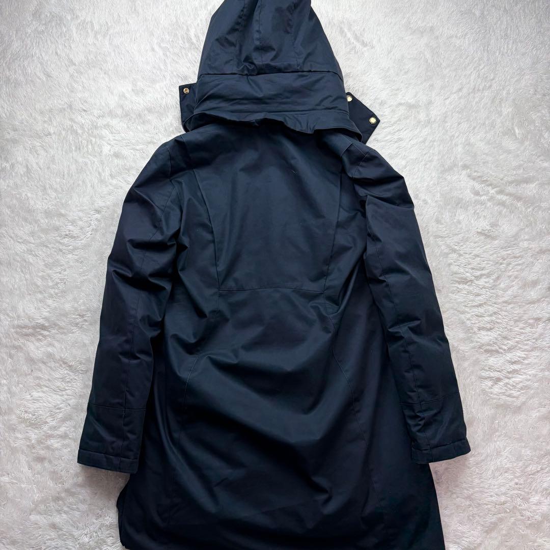 ウールリッチ ボウブリッジ 3WAY ダウンコート ラビットファー ネイビー 紺