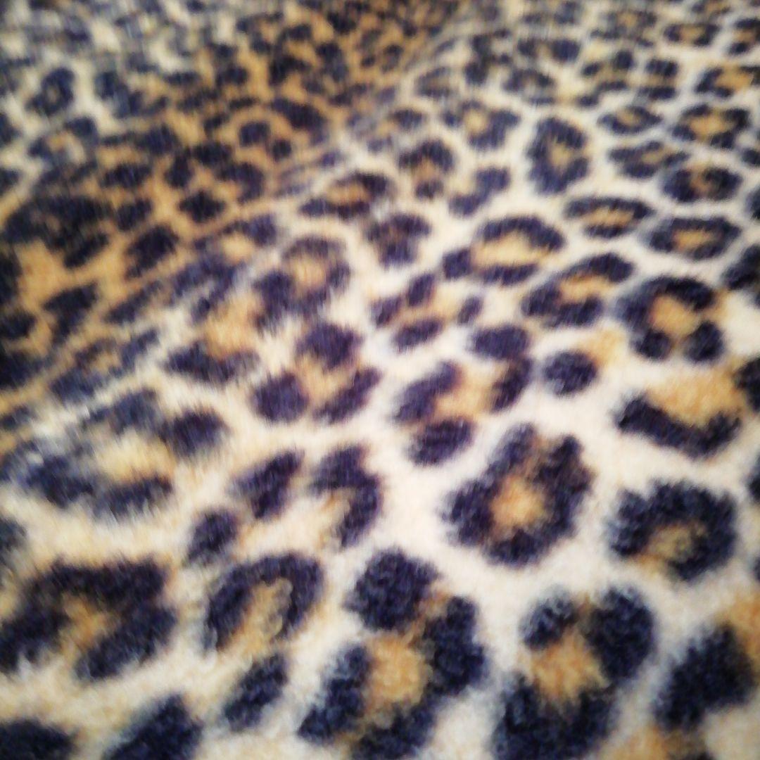 ビンテージ　レオパード　ベスト　フェイクファー　MCベスト 豹柄