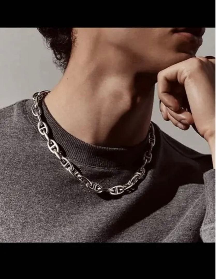 【未使用】人気サイズGM29コマ正規店購入 シェーヌダンクル ネックレス