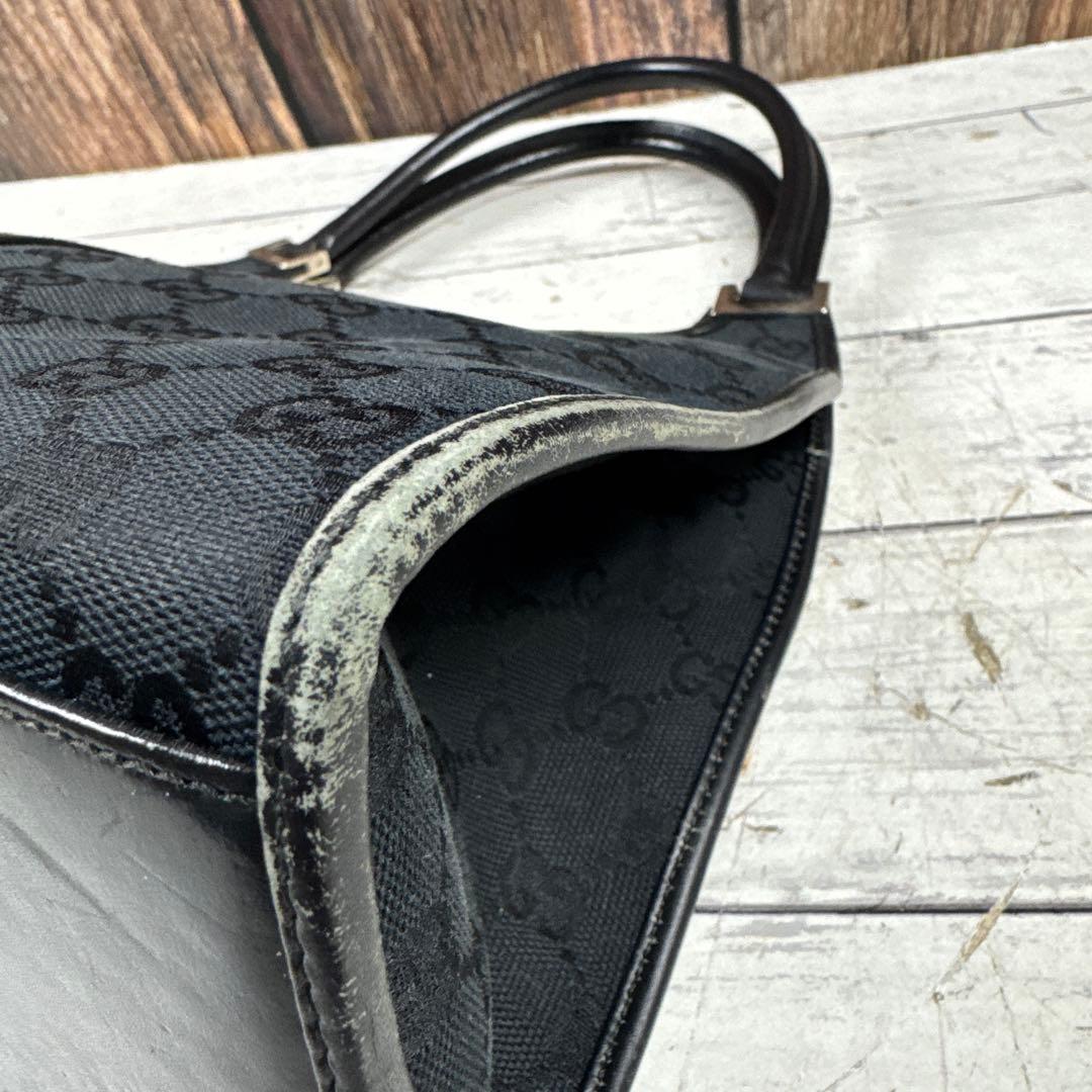 GUCCI グッチ ジャッキーライン GGキャンバス ハンドバッグ