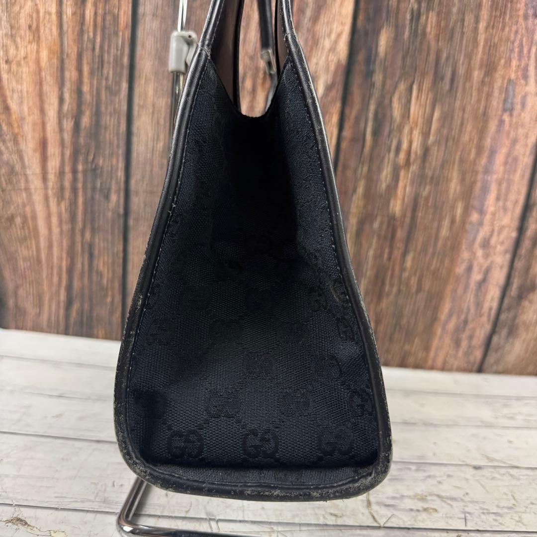 GUCCI グッチ ジャッキーライン GGキャンバス ハンドバッグ