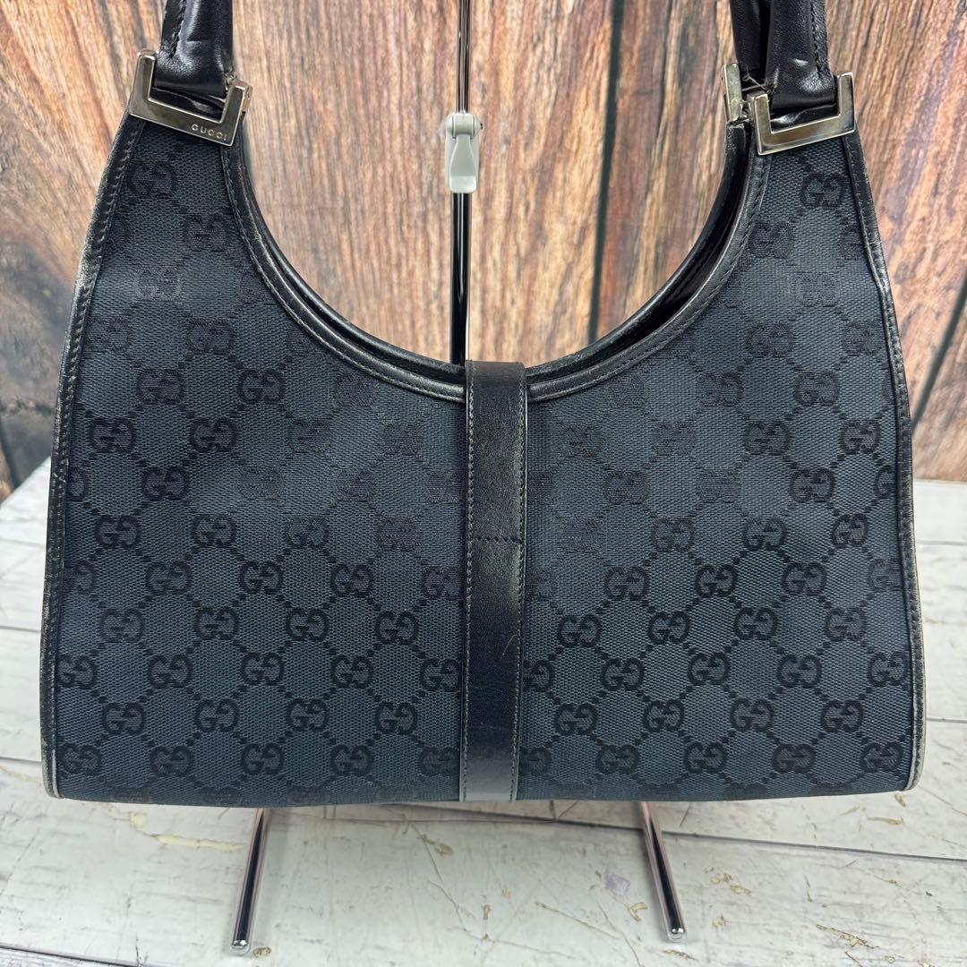 GUCCI グッチ ジャッキーライン GGキャンバス ハンドバッグ
