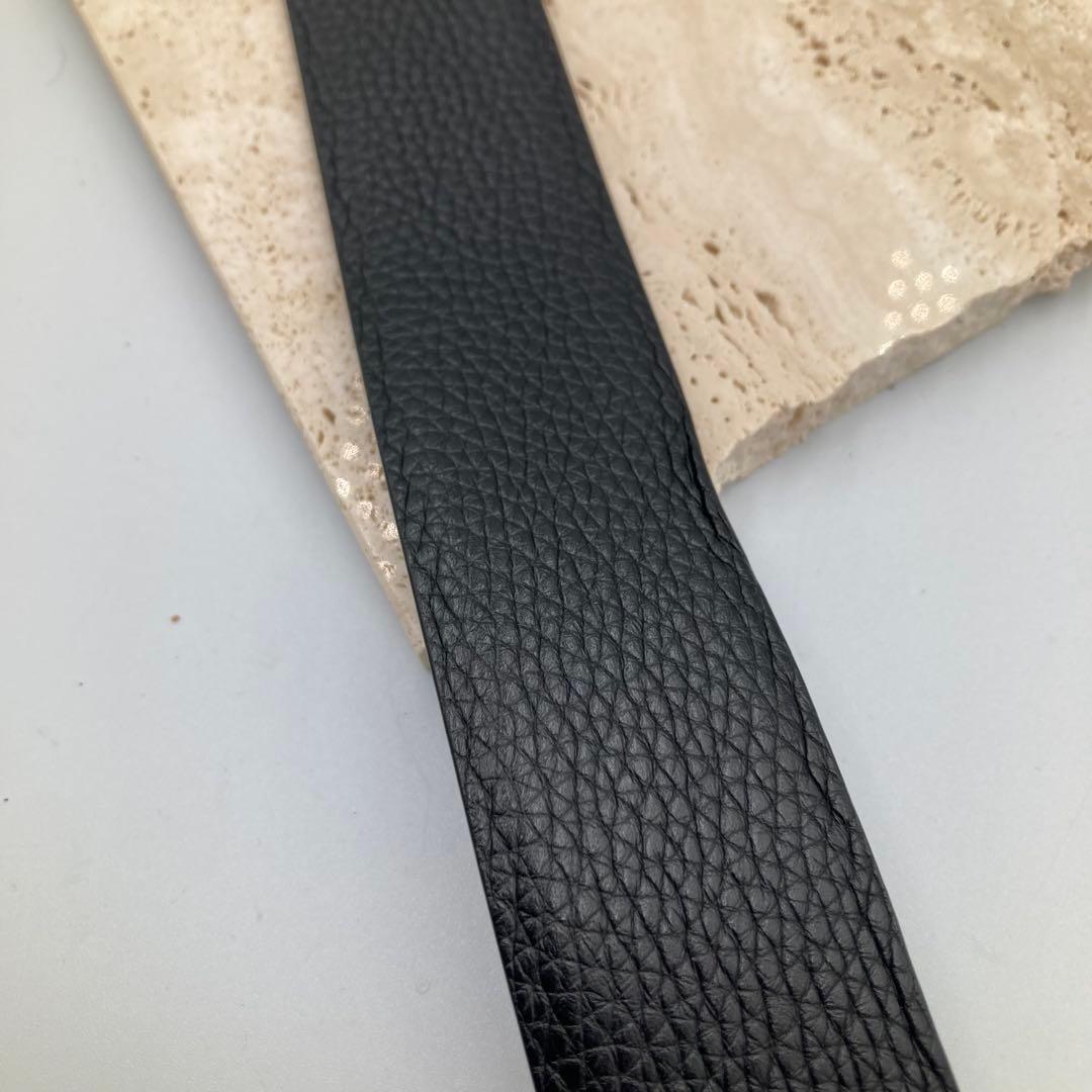 ！極美品！　トムフォード　ベルト　レザー　ブラック　シルバー　19A