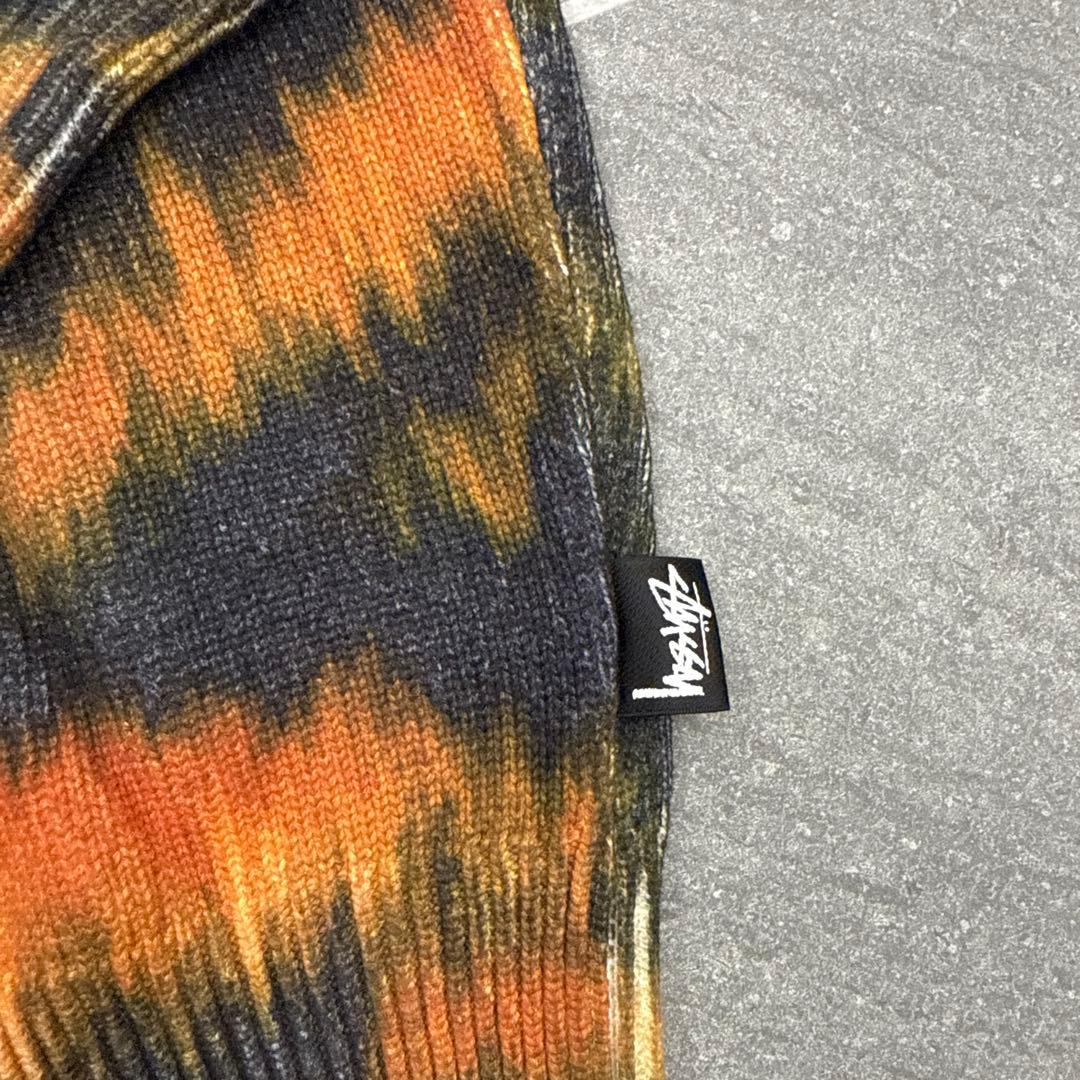 値下げしましたStussy タイガー柄 ニットセーター L