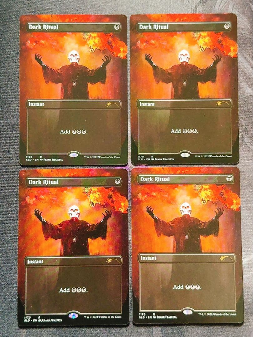 【SLD通常版】暗黒の儀式　英語　4枚セット