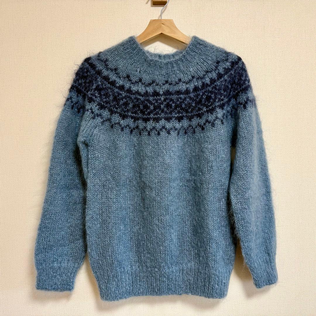 ボーイズマーケット別注 Harley of Scotland モヘアニット