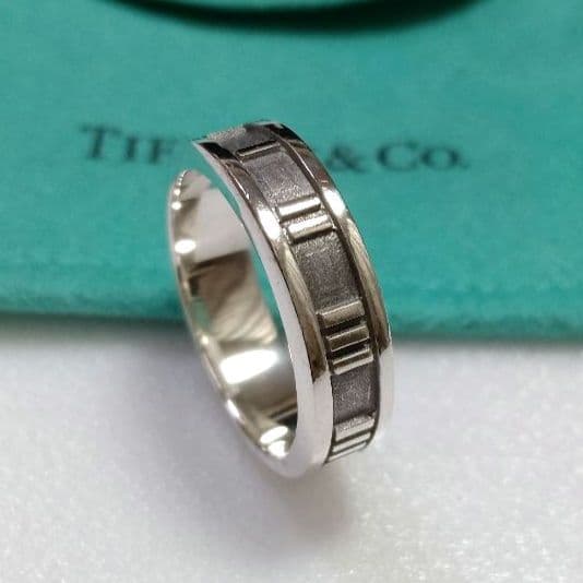 専用です TIFFANY ティファニー アトラス リング 15.5号 シルバー