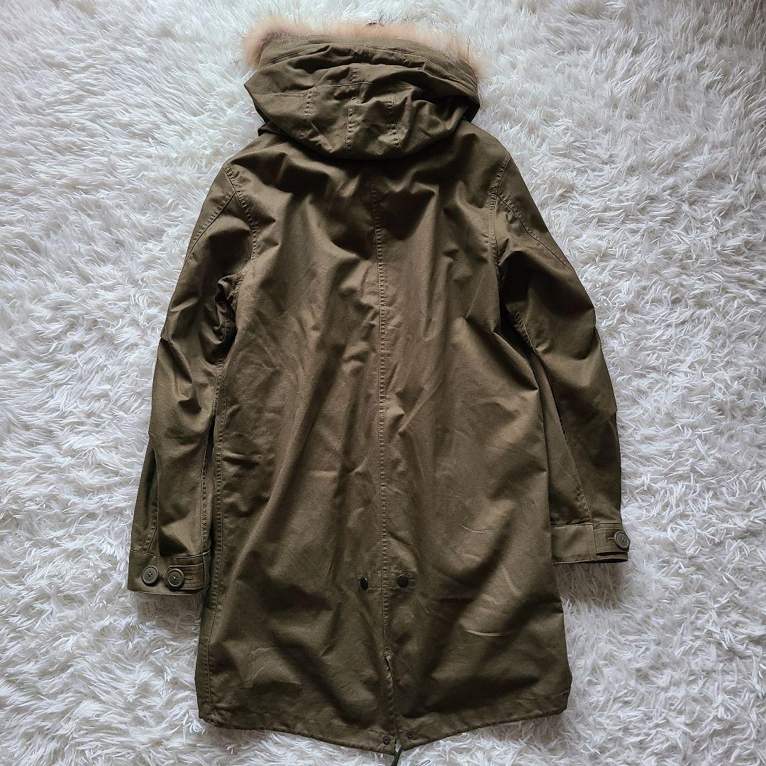 JOURNAL STANDARD ライナー付 モッズコート ファー ロング M