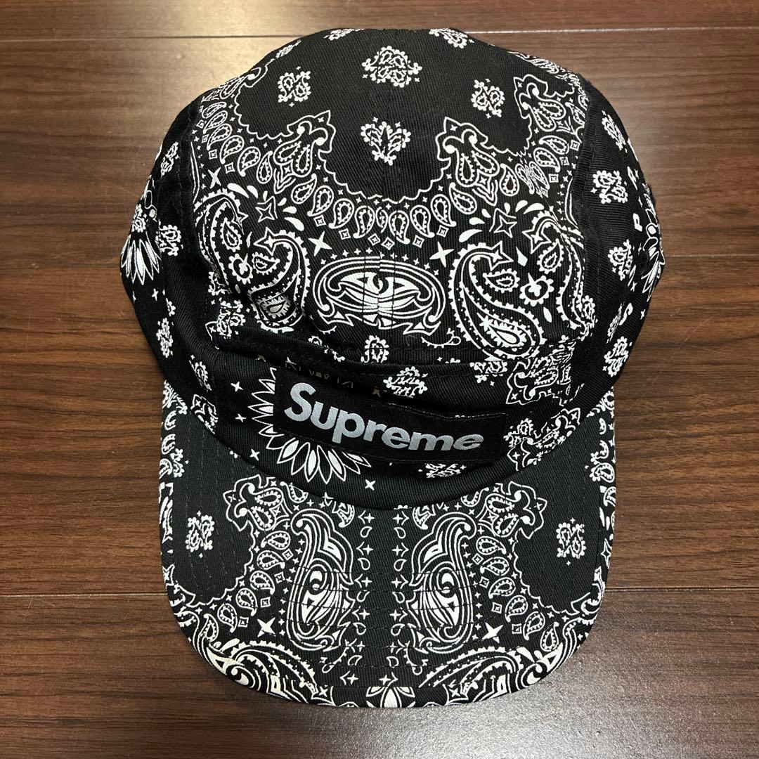 帽子 supreme BANDANA CAMP CAP