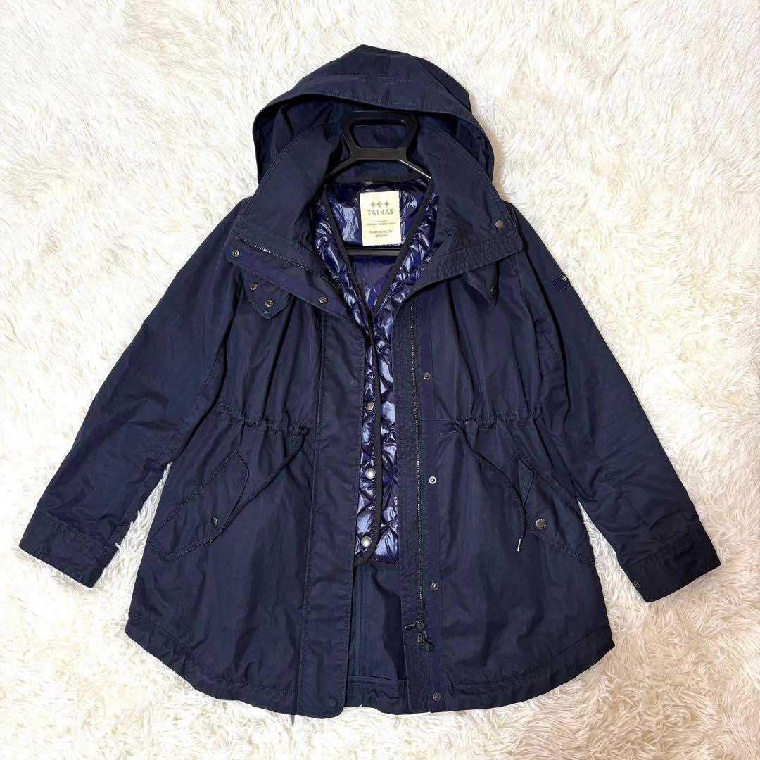 タトラス BERINA モッズコート ダウンベスト付き ジャケット Mサイズ