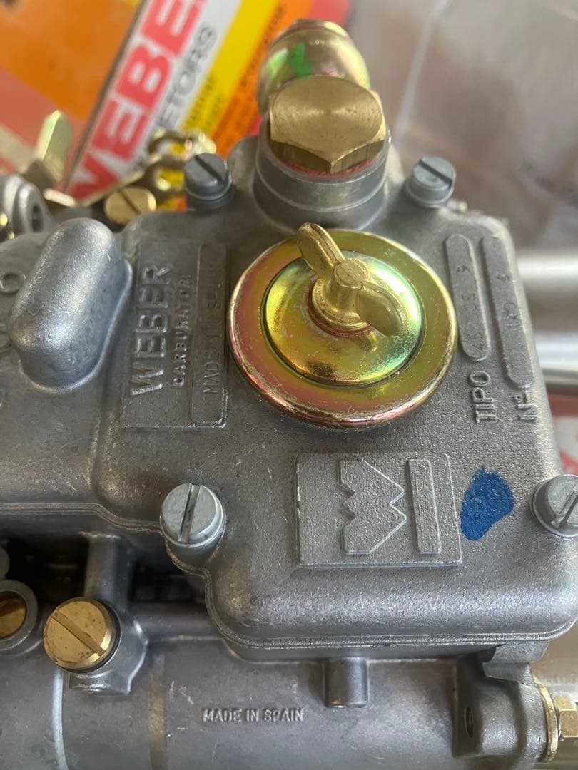 WEBERウエーバー45DCOEスペイン製キャブレター対策前ビンテージ