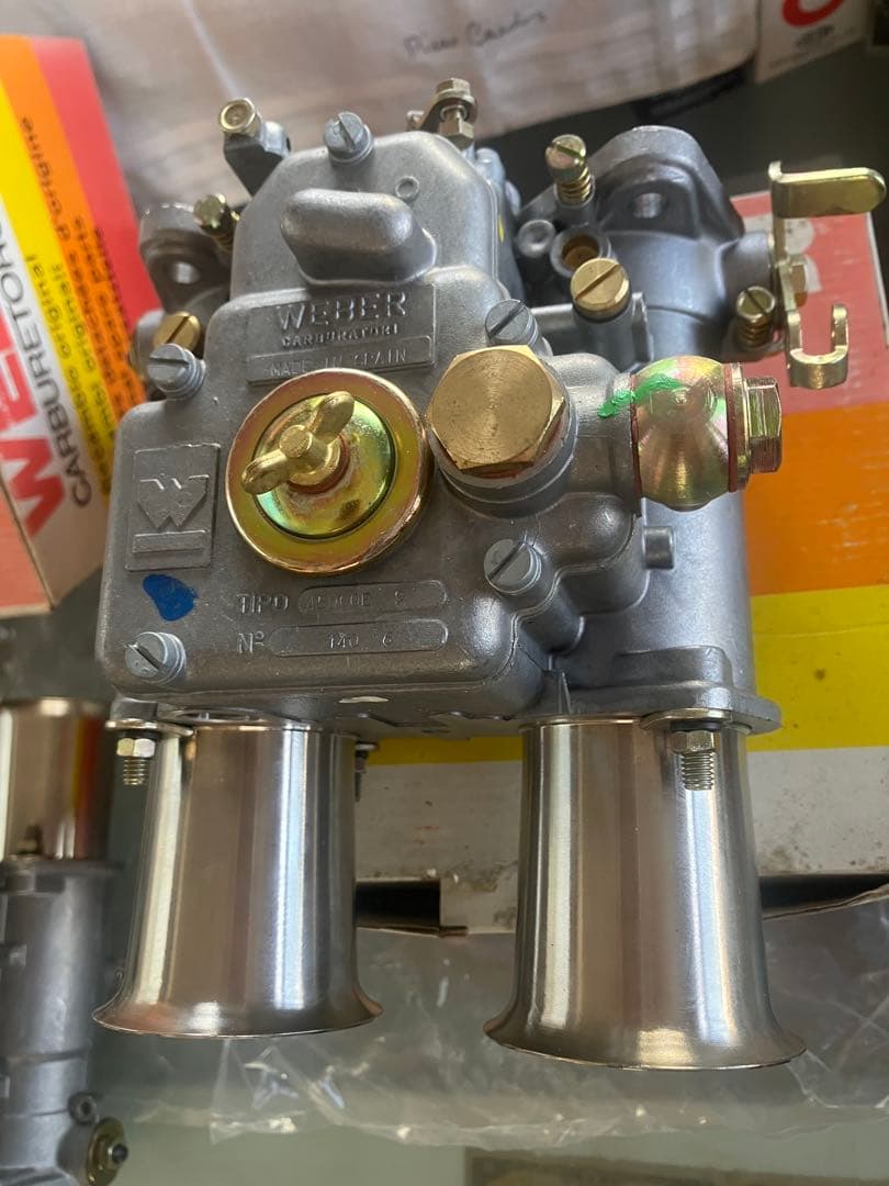 WEBERウエーバー45DCOEスペイン製キャブレター対策前ビンテージ