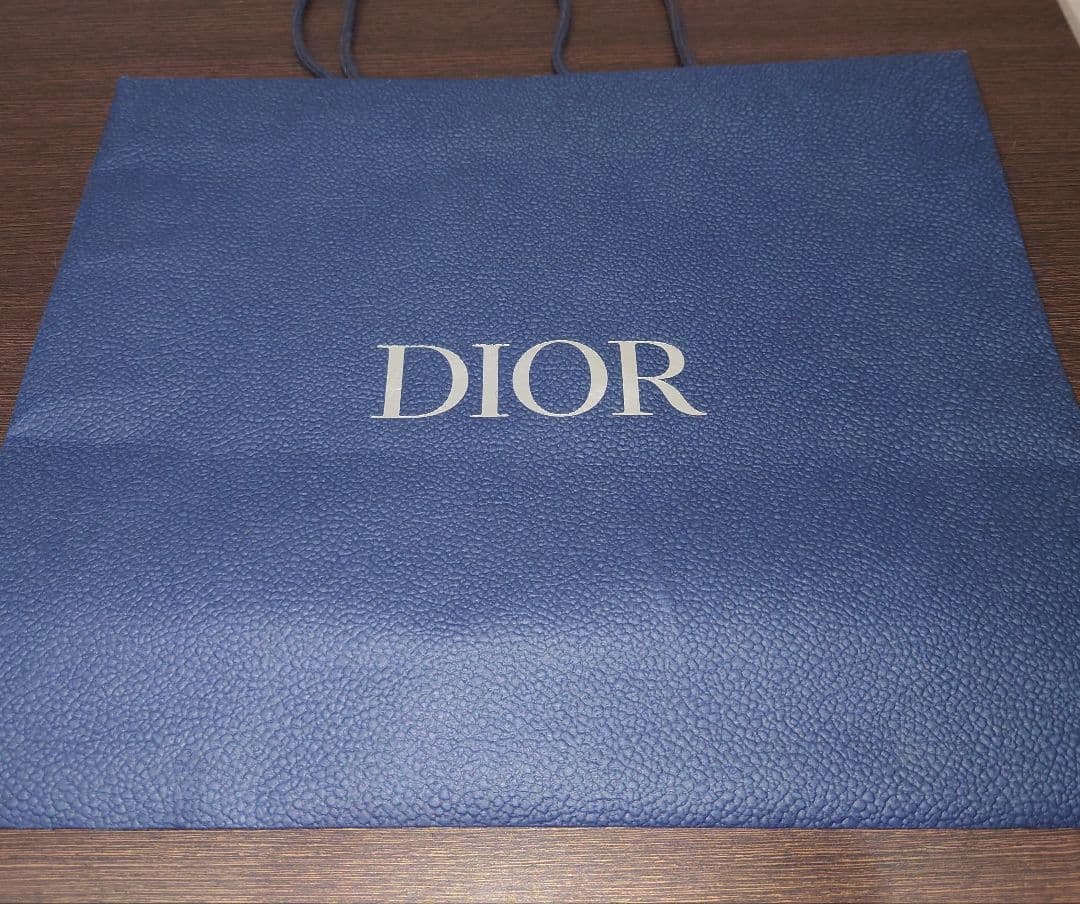 紙袋付きDior ネイビー メッセンジャーバッグ