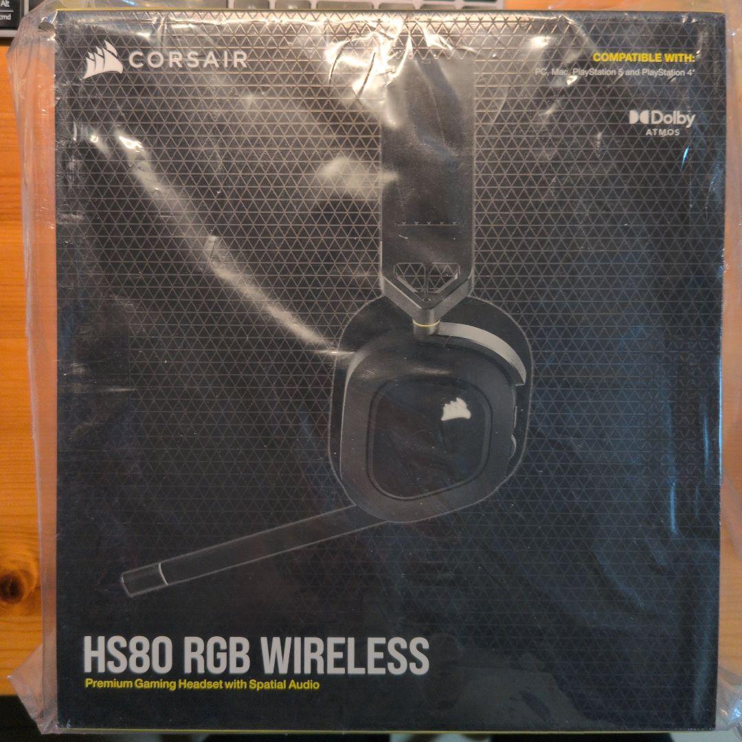 Corsair HS80 RGB WIRELESS ゲーミングヘッドセット