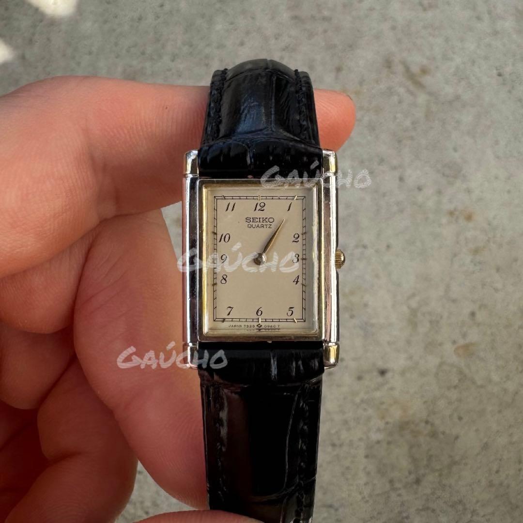 【新品電池】SEIKO レクタンギュラー スクエア ヴィンテージ tank