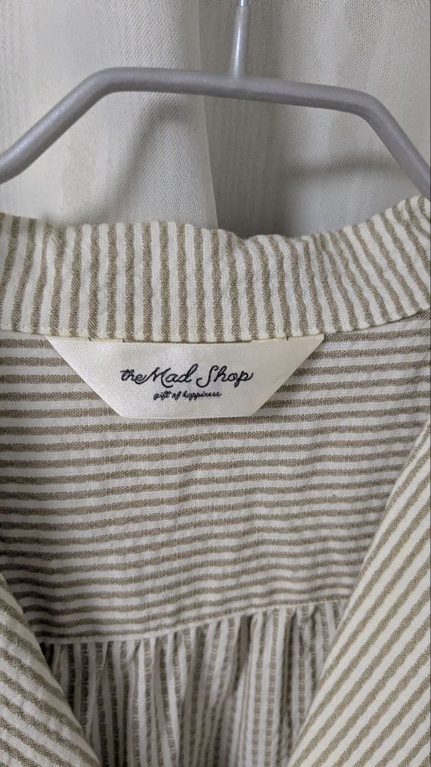 トップス the Mad Shop Wool Stripe Shirt Jacket