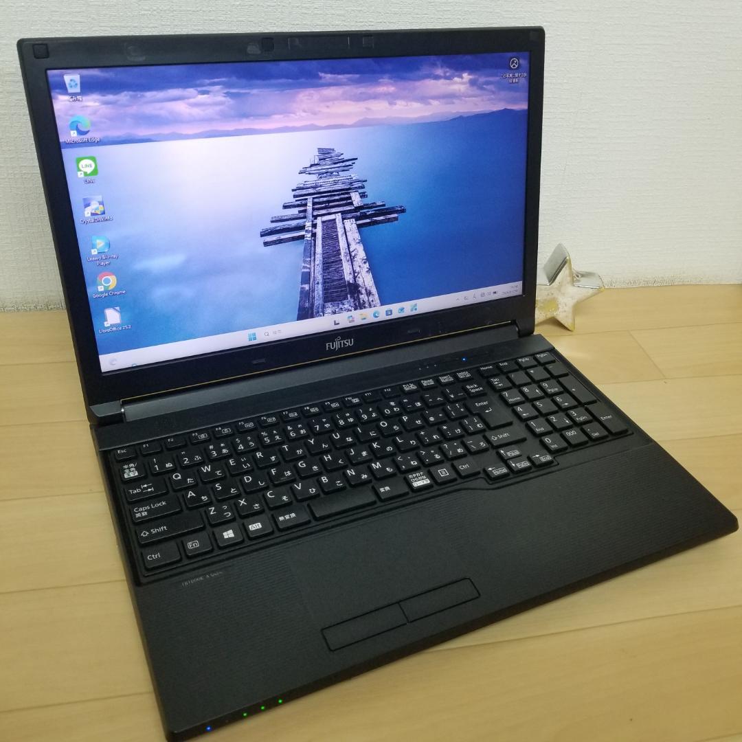 新品SSD Win11 DVD再生可 即使用可ノートPC 富士通(E3124)