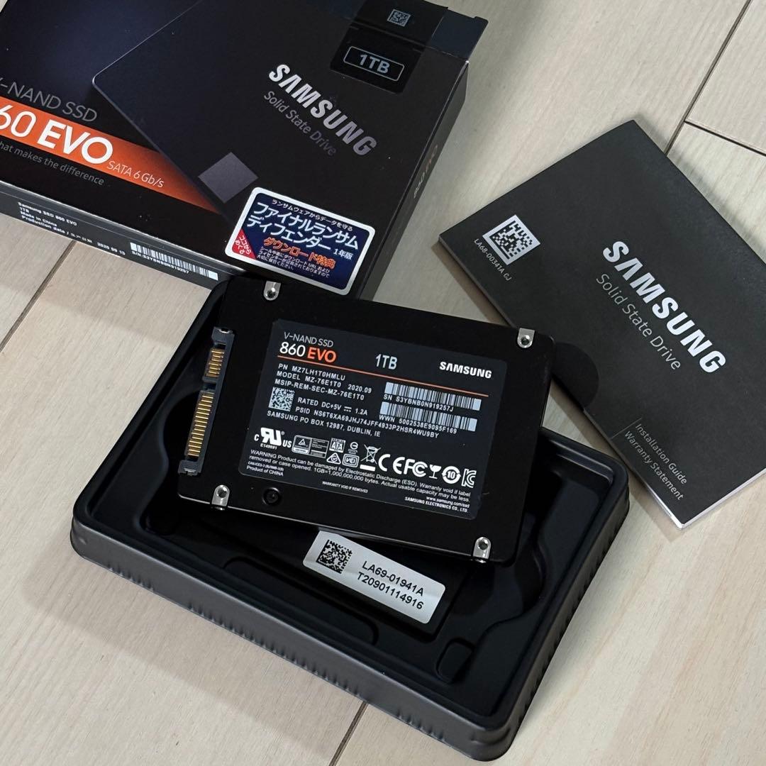 書き込み約1TB Samsung 860 EVO 1TB 内蔵型SSD No.1