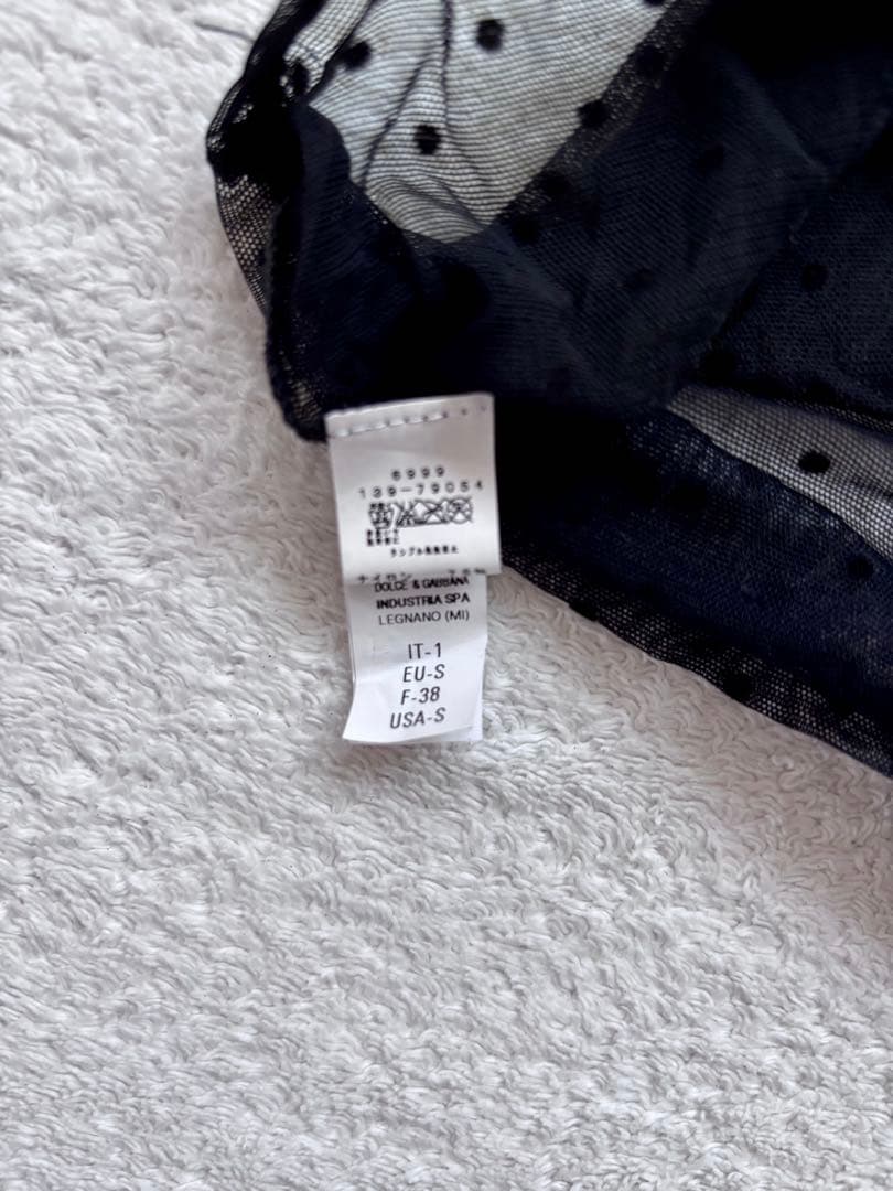 【正規品】未使用D&G ブラック ドット柄 キャミソール（週末限定）