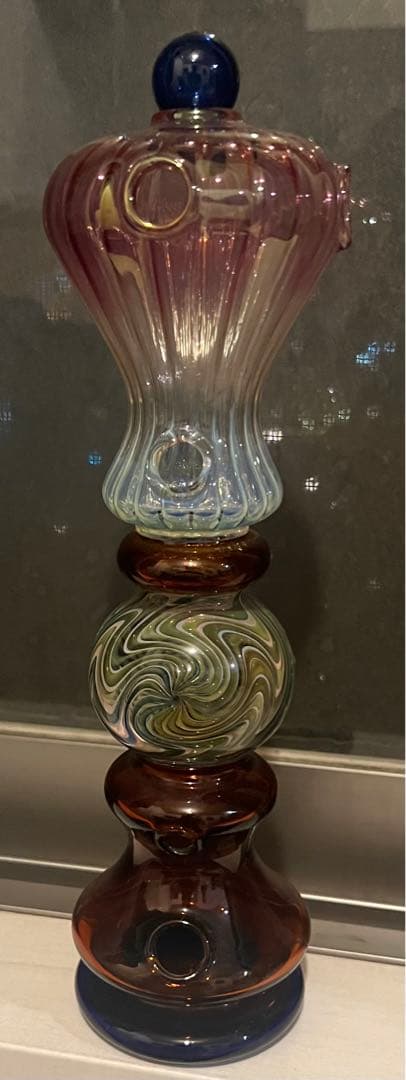 sendup 多色装飾ガラスオブジェ　センドアップ　お香立て