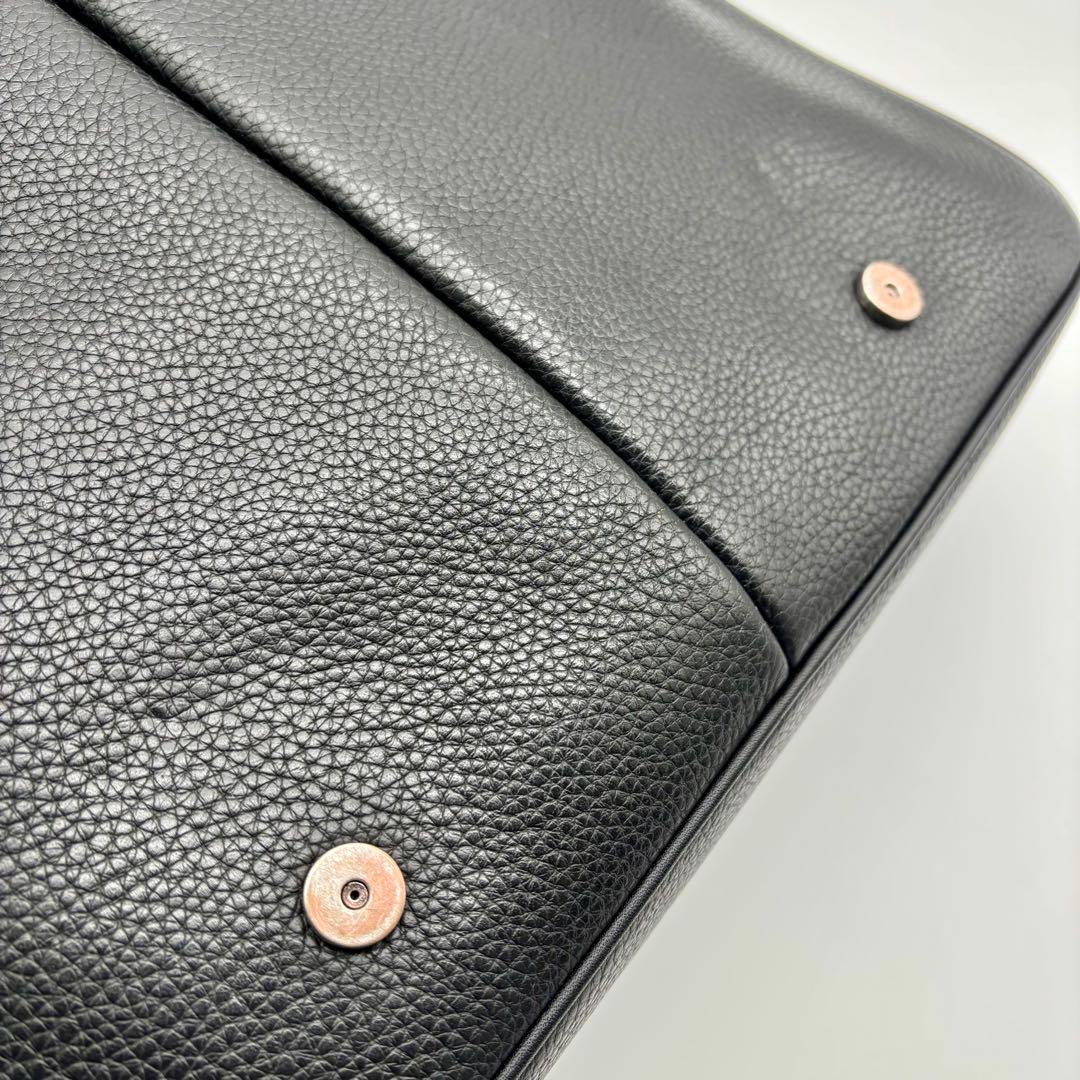 極美品 COACH ショルダー メッセンジャー バッグ レザー 黒CL952