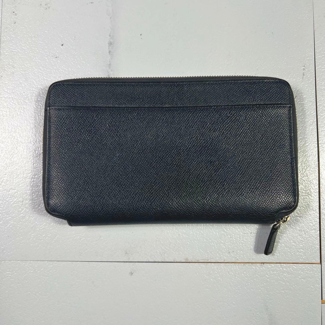 ダンヒル dunhill ボードン オーガナイザー ラウンドファスナー ネイビー