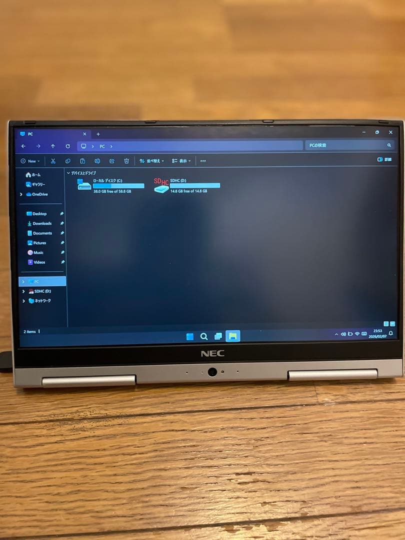 Office2021付超軽量 NEC LAVIE ZERO 2in1 Win11