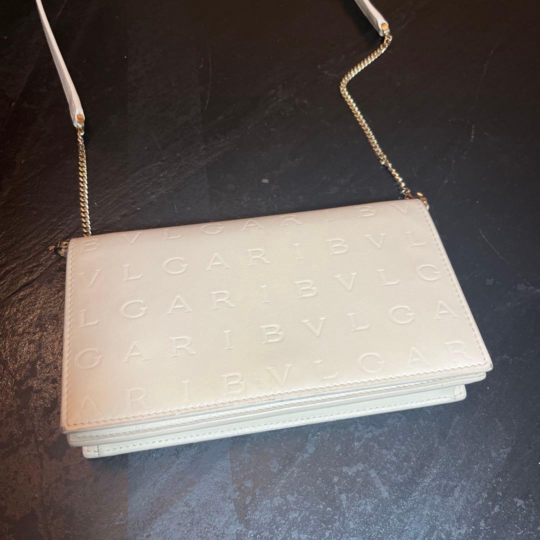 ブルガリ ロゴ インフィニートゥム チェーンウォレット長財布 ショルダーバッグ