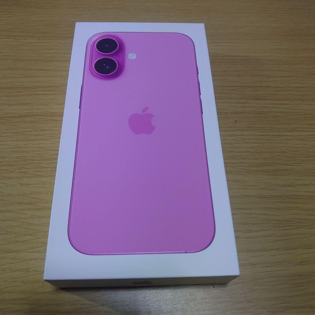 【美品】 Apple iPhone 16 128GB ピンク MYDDT3J/A
