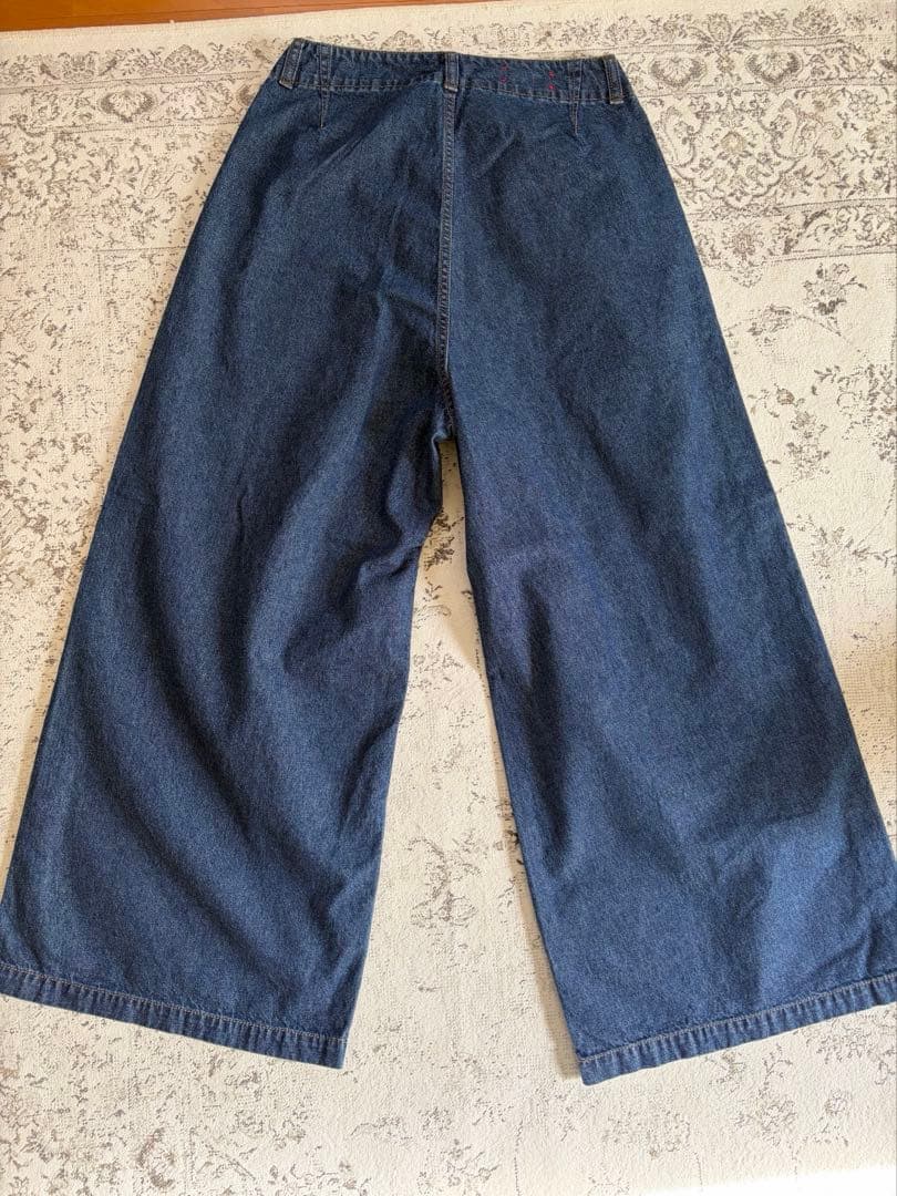 meyame デニム　ワイドパンツ　ワイドデニム