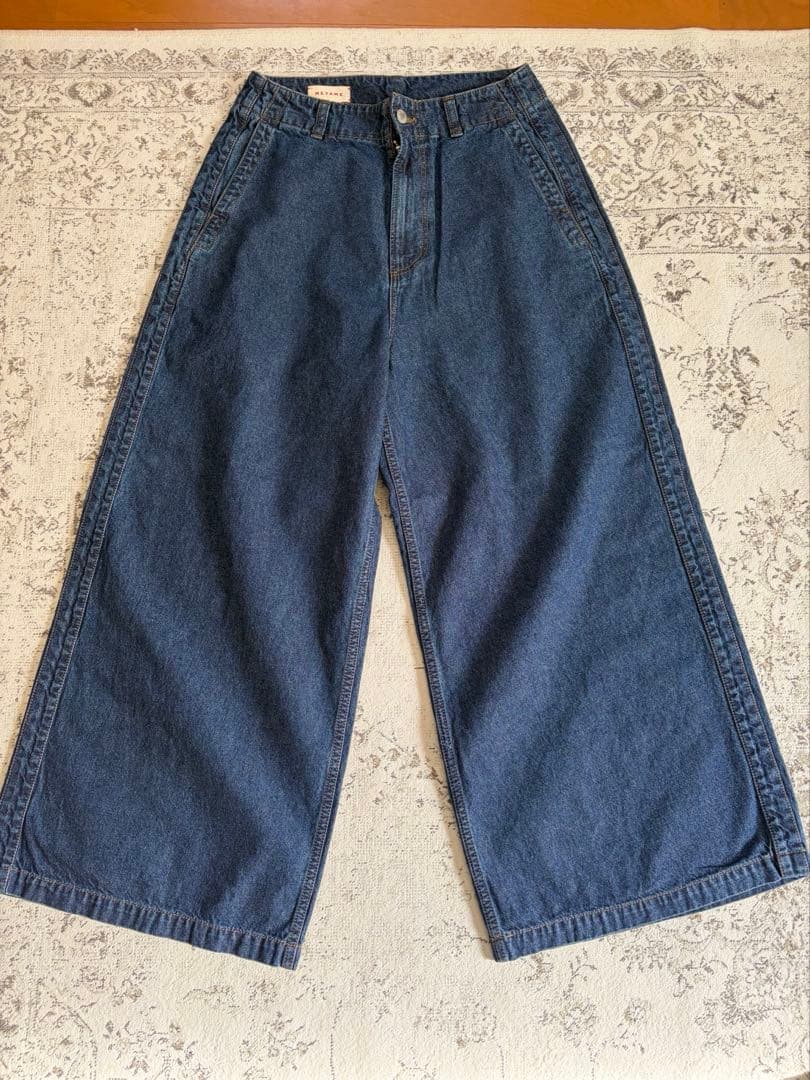 meyame デニム　ワイドパンツ　ワイドデニム