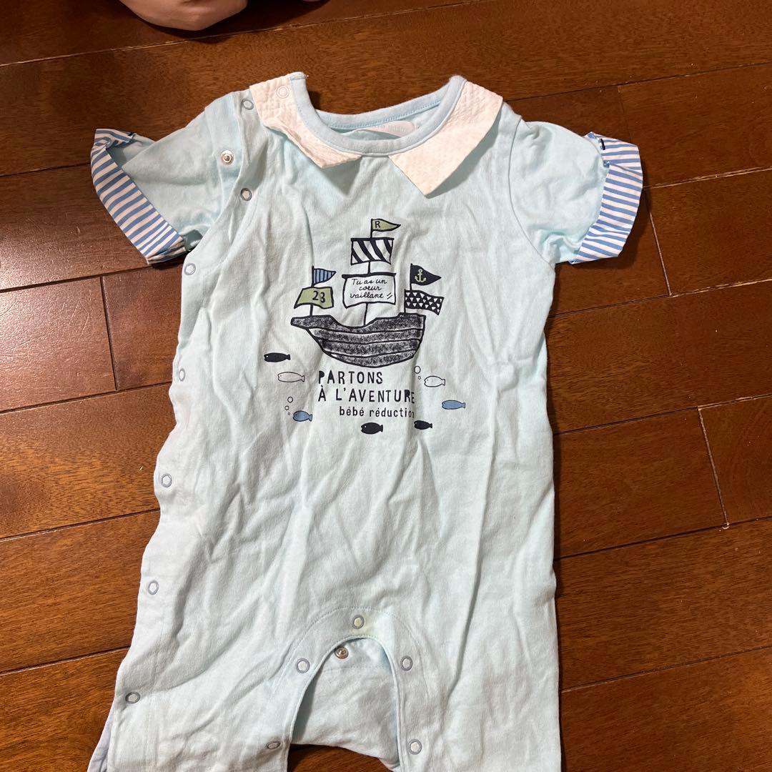 ミキハウス80新品たぐ付き3点ロンパース靴下おまけです。全部で15点値下げ中