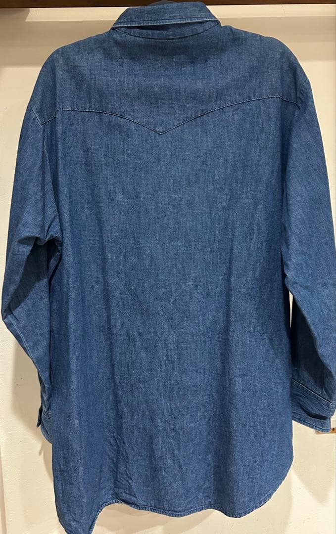 70s USA製Lee デニムシャツ　ウエスタンシャツ　ヴィンテージ　アメリカ製