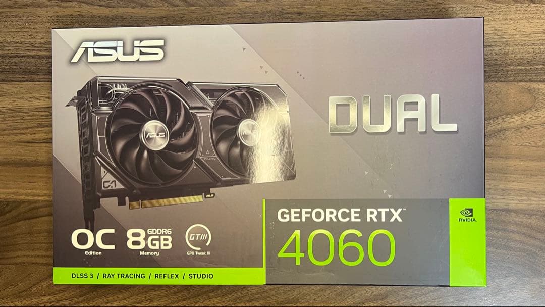 グラフィックボード・グラボ・ビデオカード ASUS DUAL GeForce RTX 4060 OC 8GB