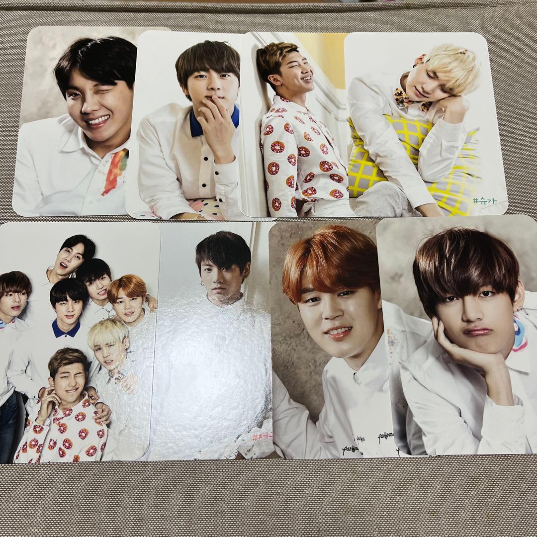K-pop 4 seasons magazine BTS フォトカード　8枚