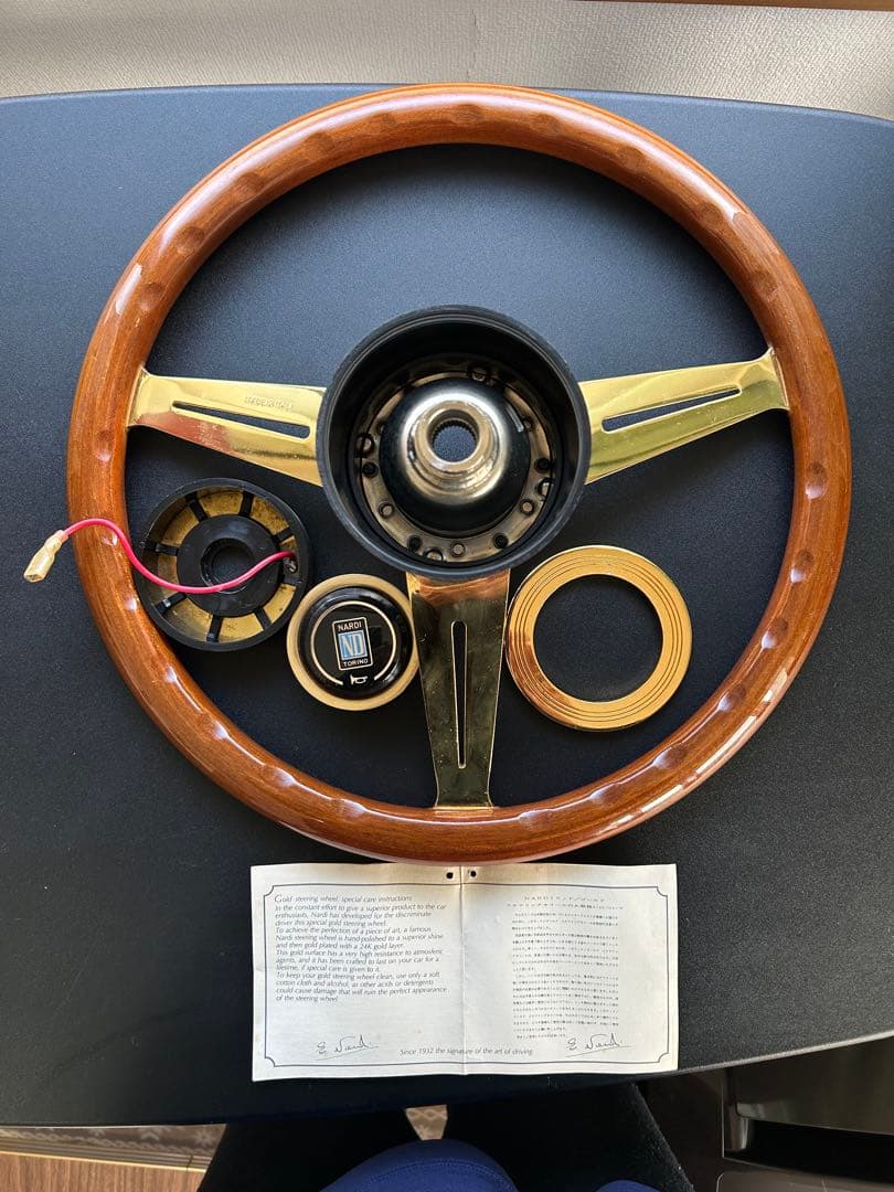 ❇ NARDI ゴールドメッキ　 　ステアリング（美品）