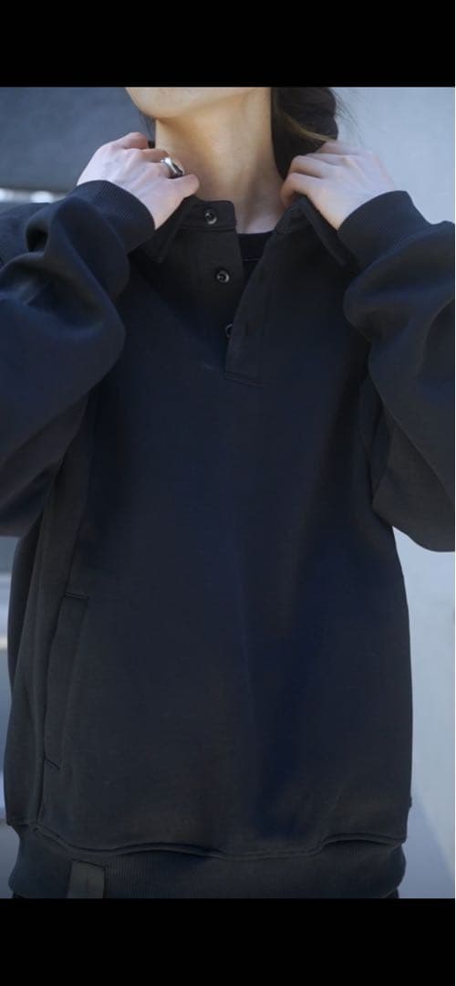 【再値下げ】【新品】BTMK SWEAT POLO LR018 ポロスウェット