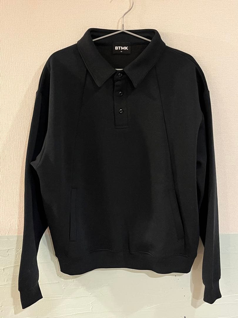 【再値下げ】【新品】BTMK SWEAT POLO LR018 ポロスウェット