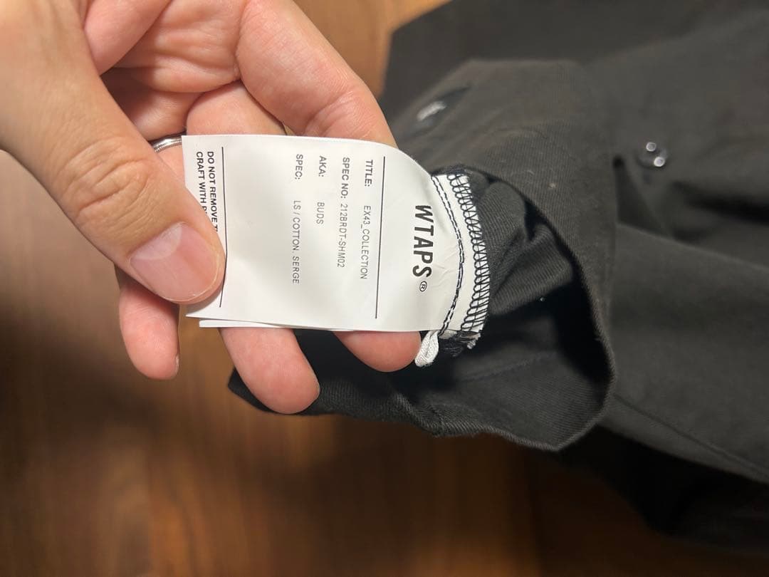 WTAPS 長袖シャツ BUDS ブラック